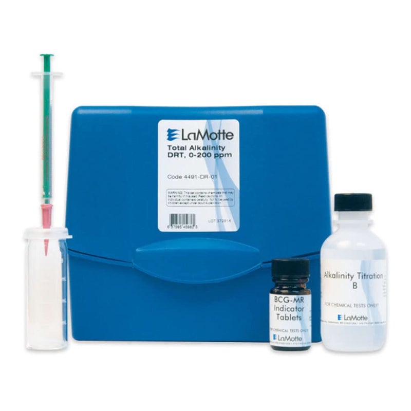 4491-DR-01 Model WAT-DR Total Alkalinity Direct Reading Titrator Individual Test Kit, 0-200 ppm Range, 4ppm as CaCO3 Sensitivity
